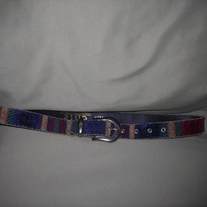 Ladies belt,sz.L,Elite ,Fresno,CA.cloth/leather
